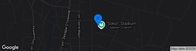 Map showing Stadion Sokol