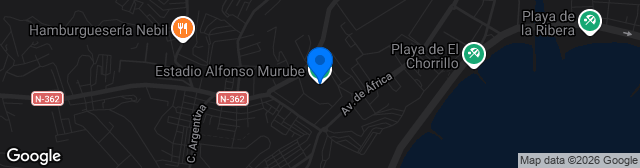 Map showing Estadio Municipal Alfonso Murube