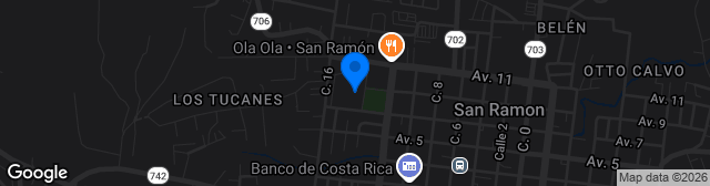 Map showing Estadio Guillermo Vargas Roldán