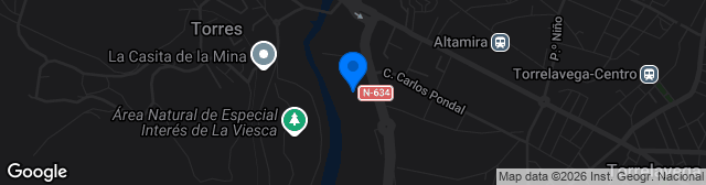 Map showing Estadio El Malecón