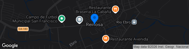 Map showing Campo de San Francisco