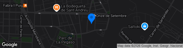Map showing Camp Municipal Narcís Sala