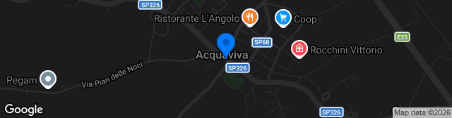 Map showing Campo Sportivo di Acquaviva