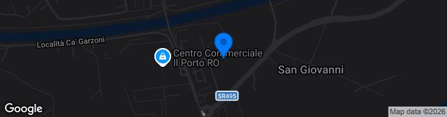 Map showing Stadio Luigi Bettinazzi