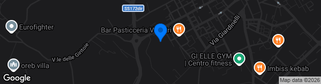 Map showing Stadio Comunale Vito Curlo