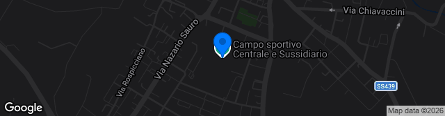 Map showing Stadio Comunale