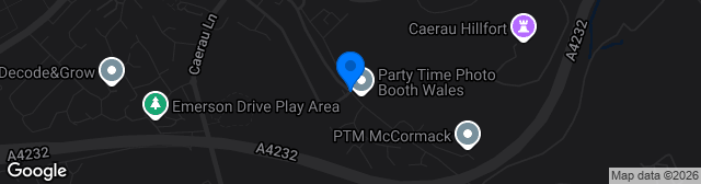 Map showing Cwrt-yr-Ala