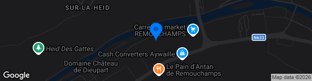 Map showing Stade de la Porallée