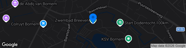 Map showing Stadion Het Breeven