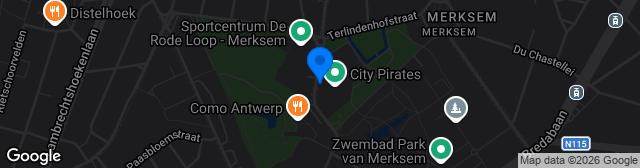 Map showing Jef Mermansstadion