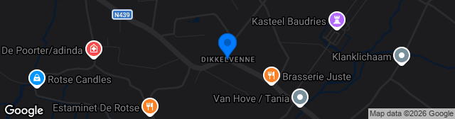 Map showing Sportcomplex Marc Gevaert