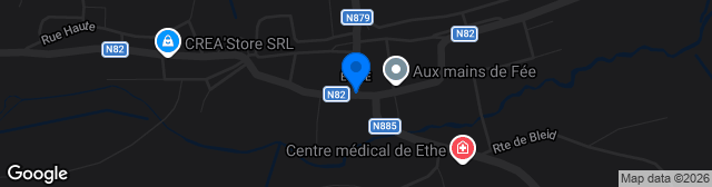 Map showing Stade Charles Servais