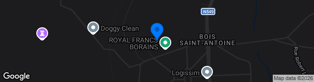 Map showing Stade Robert Urbain