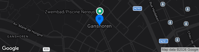 Map showing Complexe Sportif de Ganshoren
