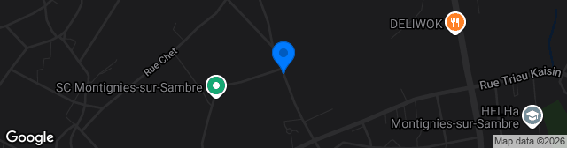 Map showing Stade Yernaux