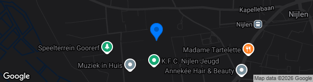 Map showing KFC Nijlen A-terrein