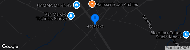 Map showing Stadion De Kloppers