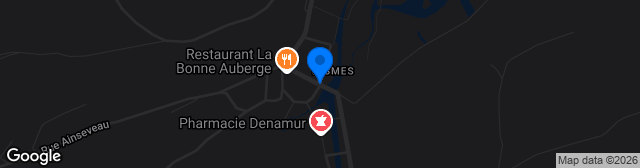 Map showing Terrain de Nismes