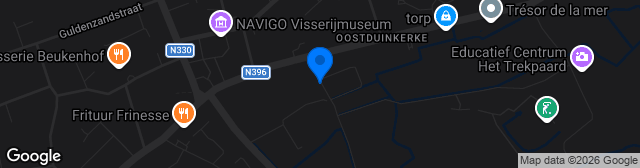 Map showing Complex KVV Oostduinkerke