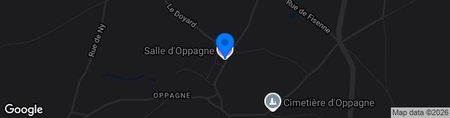 Map showing Terrain d'Oppagne