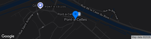Map showing Complexe Pont-à-Celles