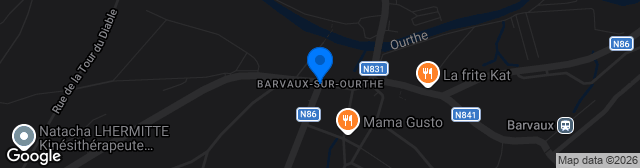 Map showing Stade Communal
