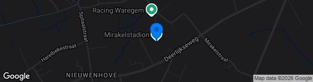 Map showing Mirakelstadion
