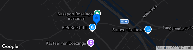 Map showing Terrein Sassport Boezinge