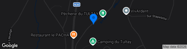 Map showing Stade du Tultay