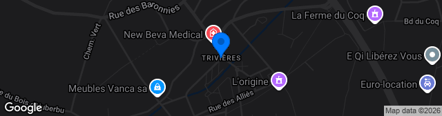 Map showing Terrain de Trivières