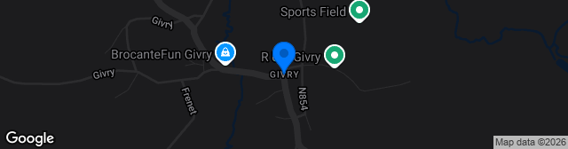 Map showing Complexe US Givry