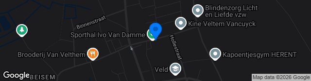 Map showing Sporthal Ivo Van Damme
