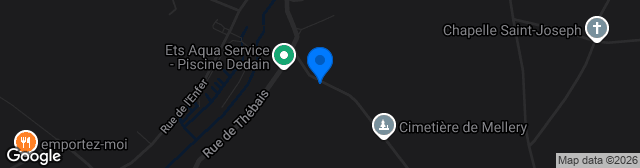 Map showing Terrain Plaine des Sports