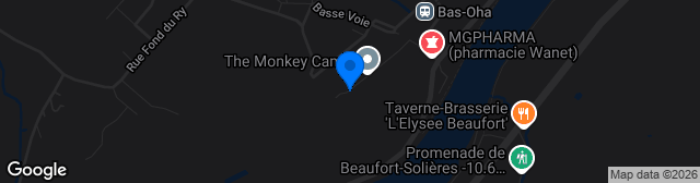 Map showing Stade Communal Louis Manne