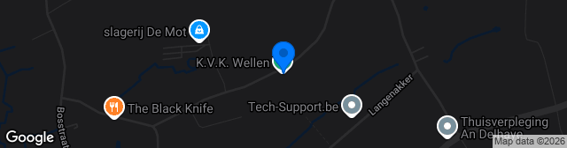 Map showing KVK Wellen Sportcomplex