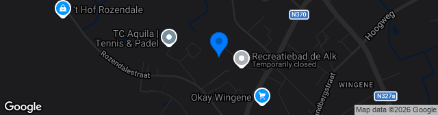 Map showing Terrein KVC Wingene
