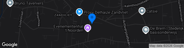 Map showing Stadion Zandvliet Sport