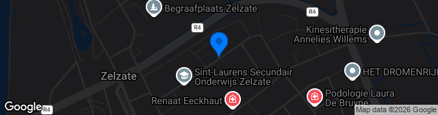 Map showing KVV Zelzate A-Complex