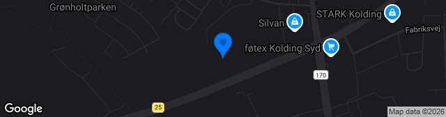 Map showing Mosevej Sportsplads