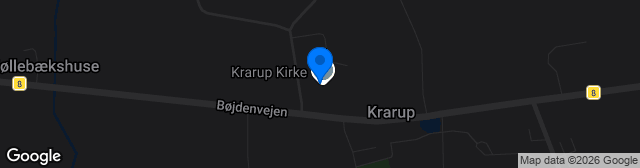 Map showing Krarup Stadion