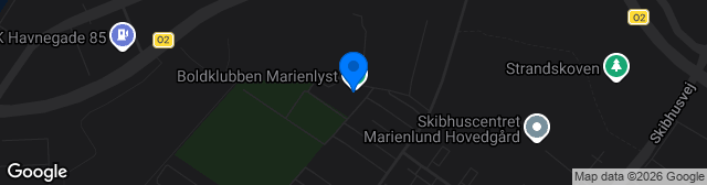 Map showing Marienlystcentret