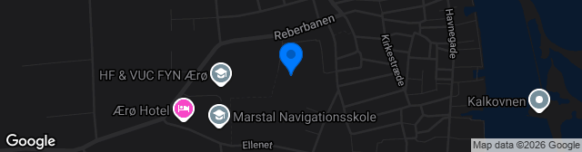 Map showing Marstal Stadion