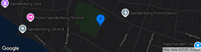 Map showing Sønderborg Stadion