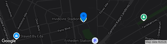 Map showing Pro Ventilation Arena