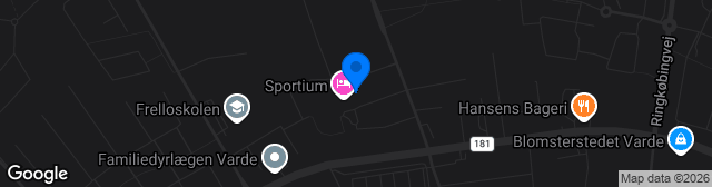 Map showing Sydbank Stadion