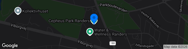 Map showing Cepheus Park Randers