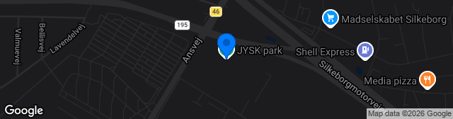 Map showing JYSK park