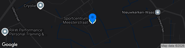 Map showing Sportcentrum Meesterstraat