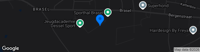 Map showing Armand Melis Stadion