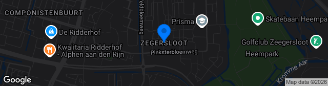 Map showing Sportpark Zegersloot